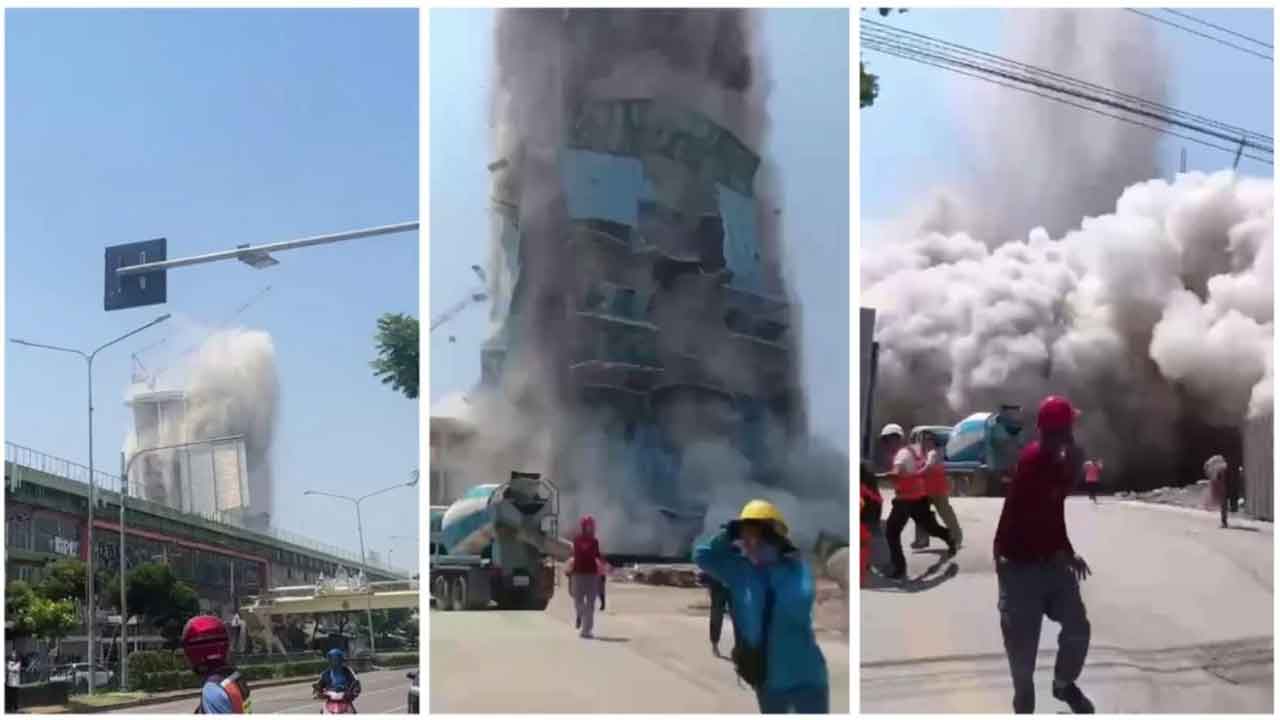 Thailand earthquake 2025 : Bangkok building collapsed today