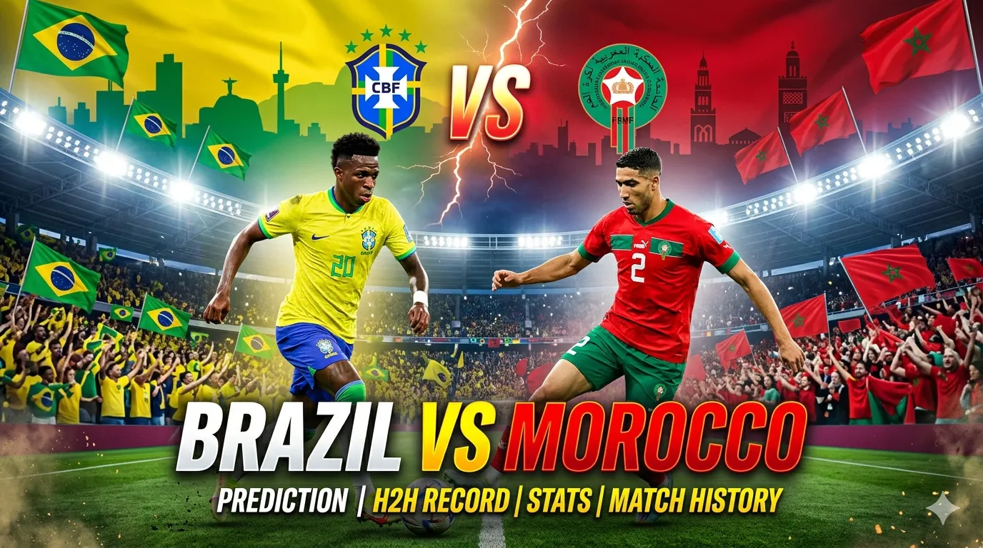 Brazil vs Morocco Prediction, Head-to-Head Record & Stats