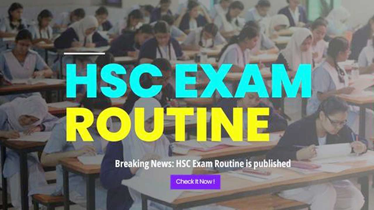 HSC routine 2025 PDF for All education boards [এইচএসসি রুটিন ২০২৫]