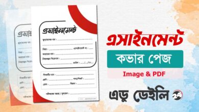 Assignment Cover Page Design PDF Bangla